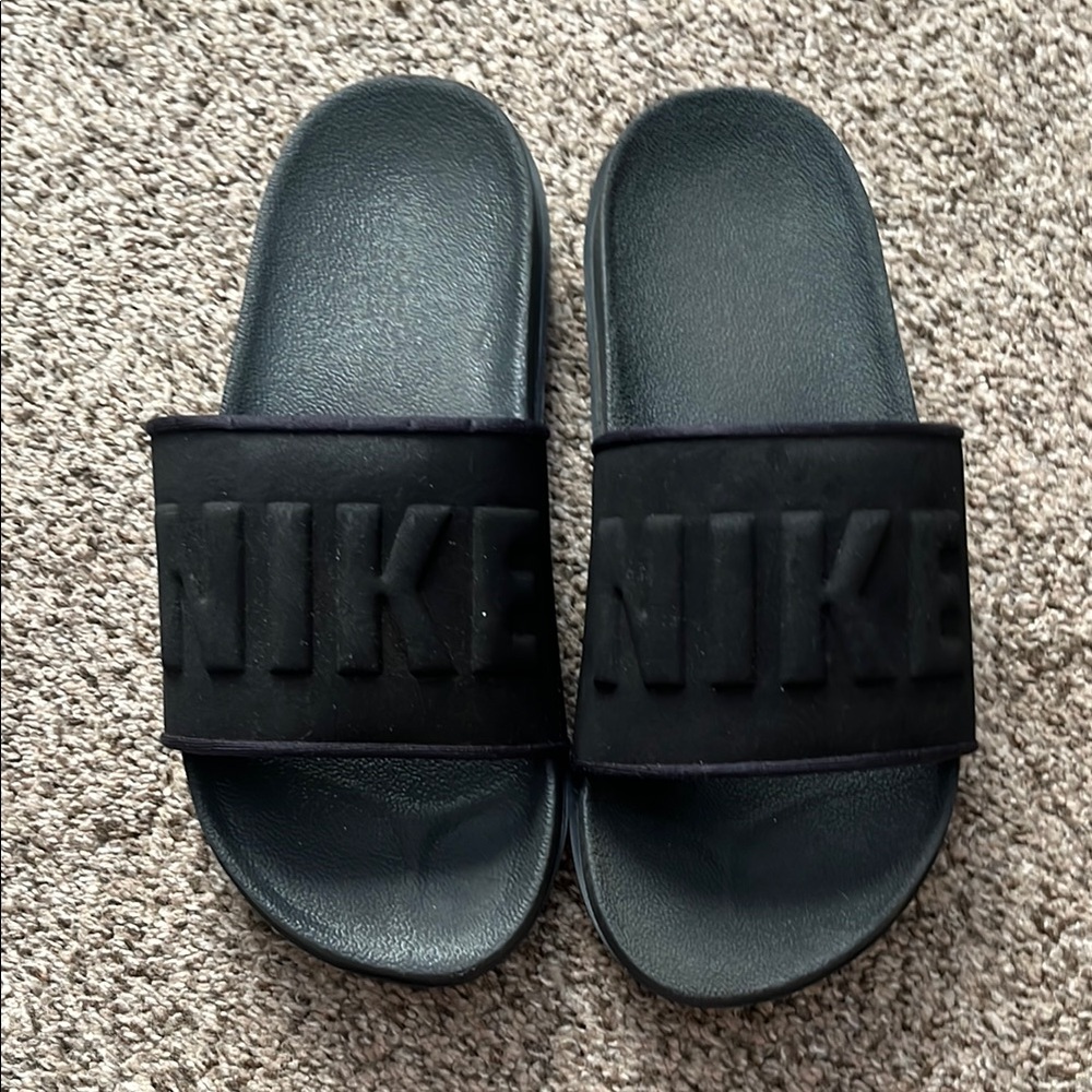 Nike Black Slides